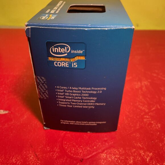 Intel® Core i5-2400 Quad-Core 3.1GHz Processor Open Box BX80623I52400 - Picture 4 of 7